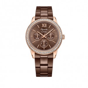 Alexandre Christie AC 2A46 Rosegold Brown Steel BFBROBO
